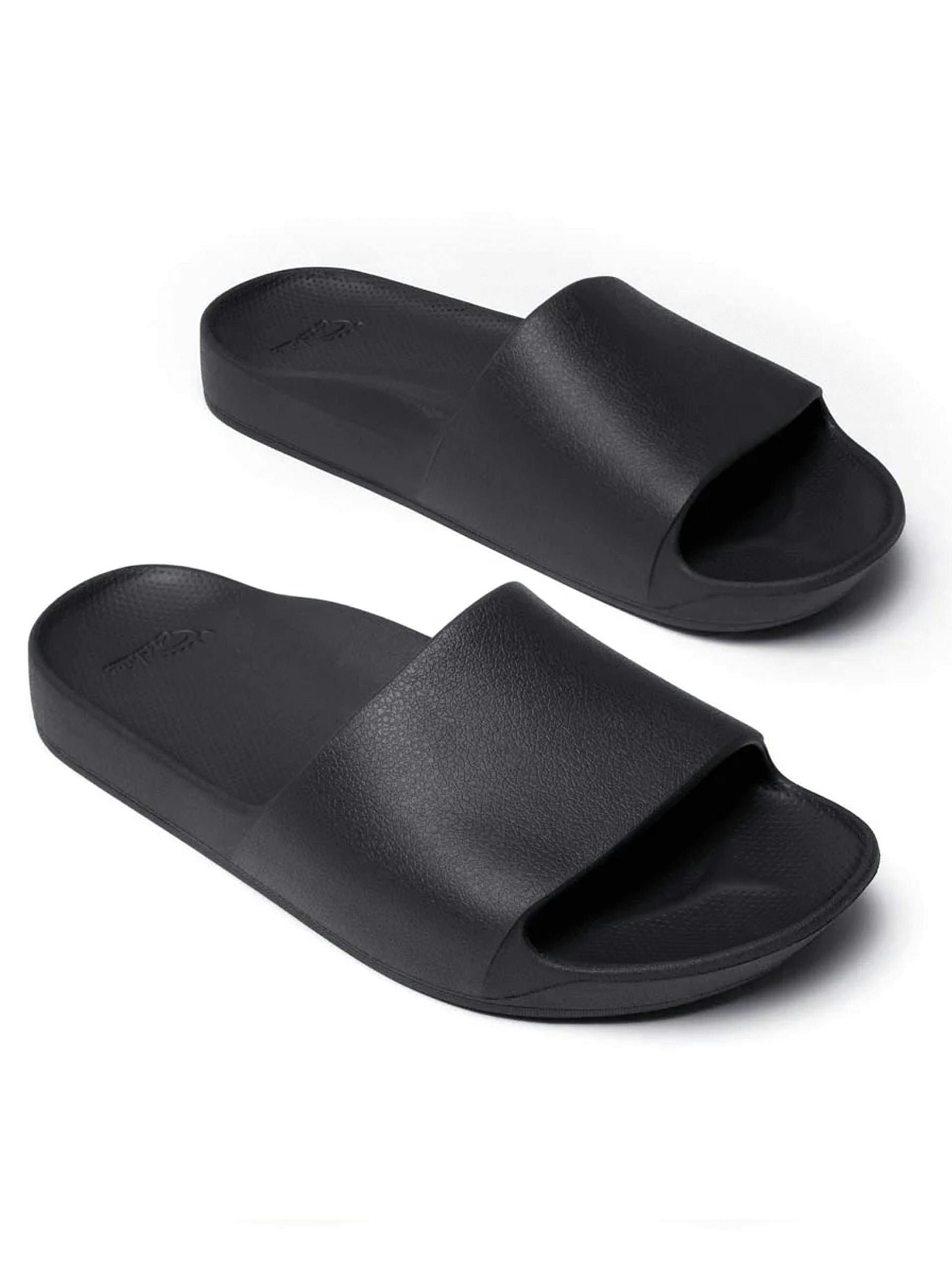 Mens slide sandals deals with arch support